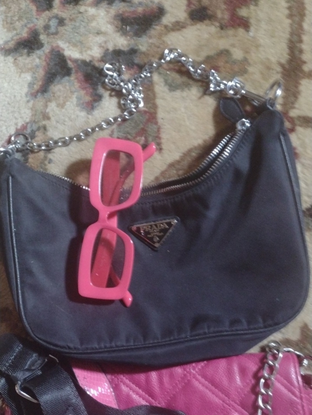 Purse Bundle , Pink And Blaçk, $95